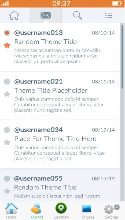 留言讯息管理页面概念